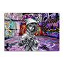 Wallity Pintura en Vidrio Templado Decorativo Multicolor 70 x 100 cm
